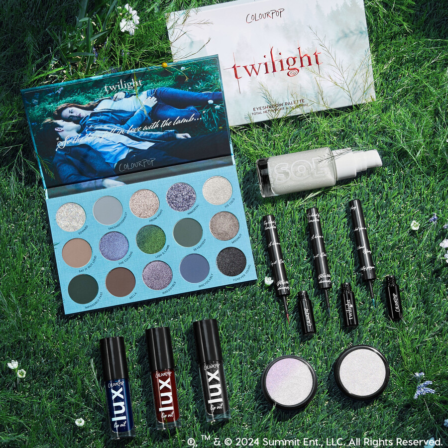 collection complète twilight x colourpop
