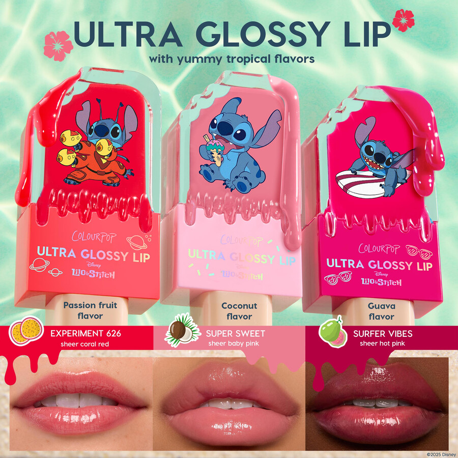 lèvres ultra brillantes disney lilo stitch