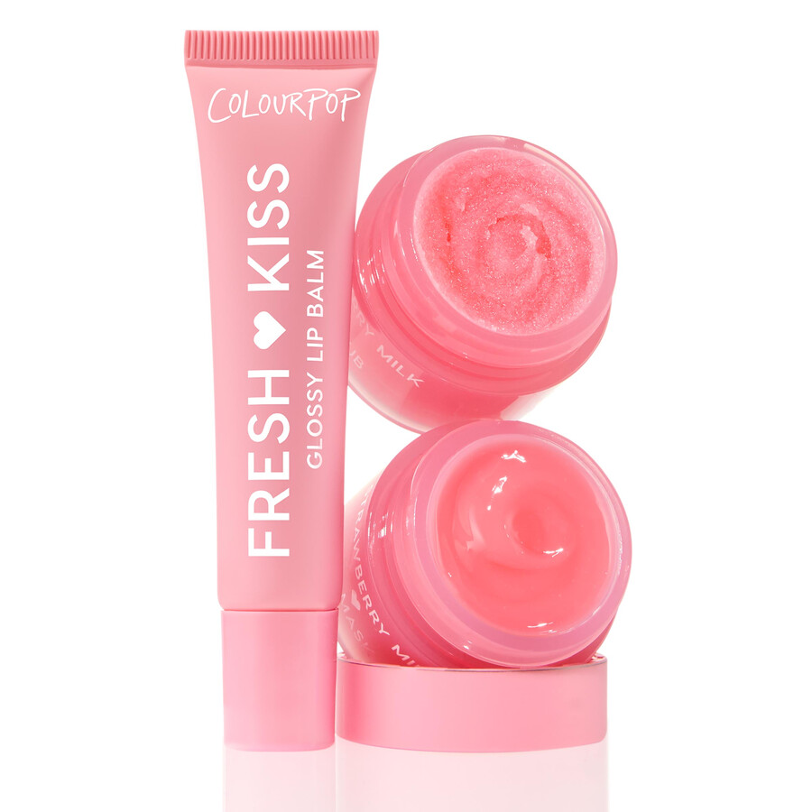 ensemble gommage masque et baume à lèvres fresh kiss