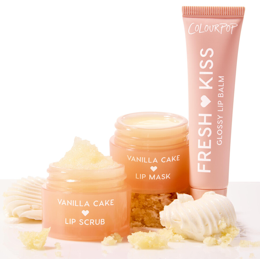 ensemble gommage masque et baume à lèvres fresh kiss