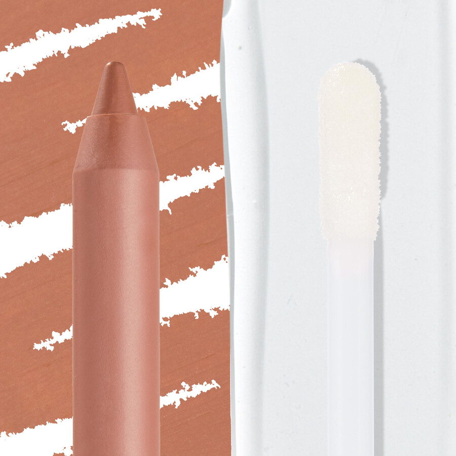 ensemble crayon à lèvres et gloss